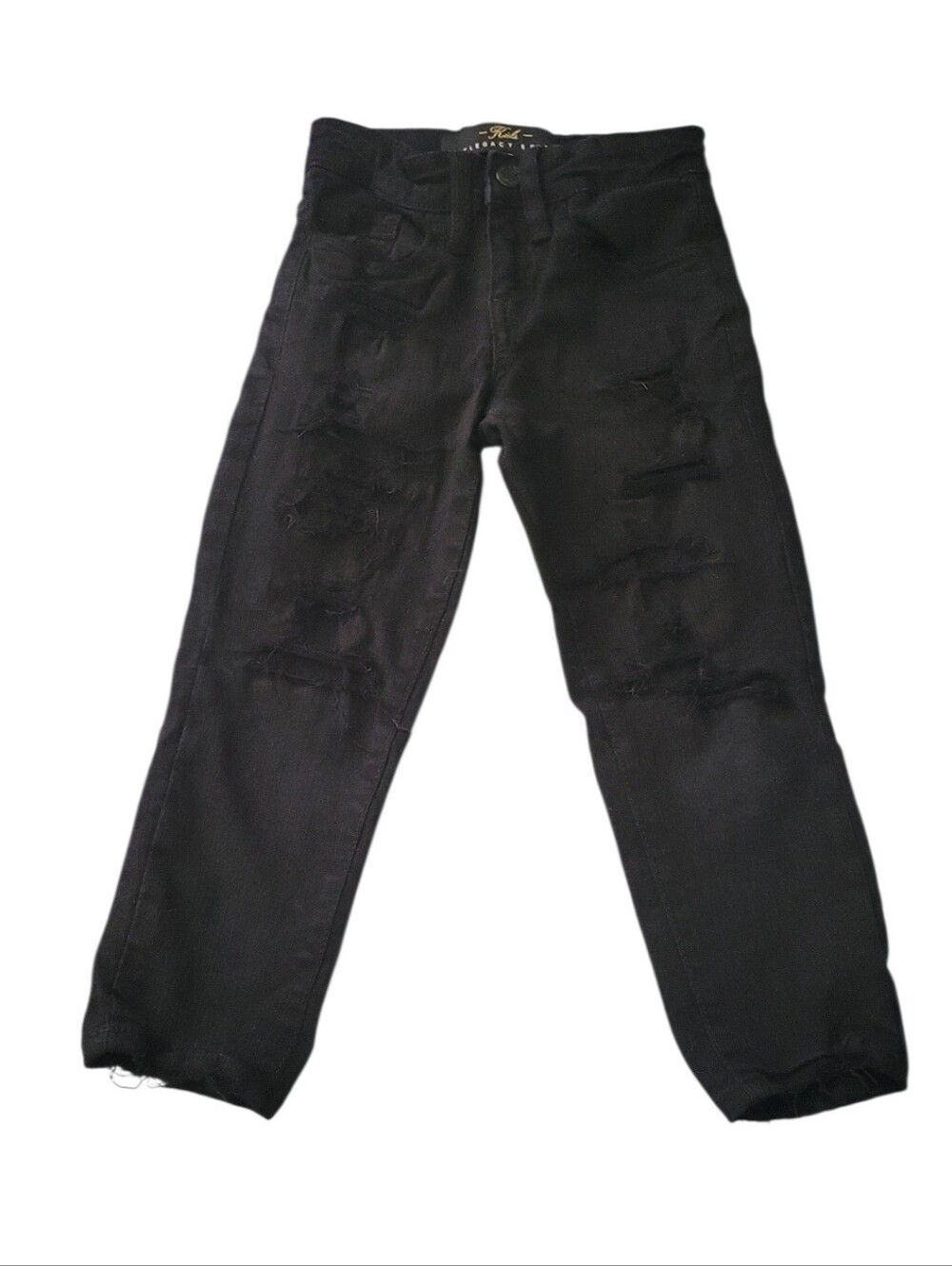Jordan Craig Kids Legacy Edition Black Distressed Jeans Size 4
